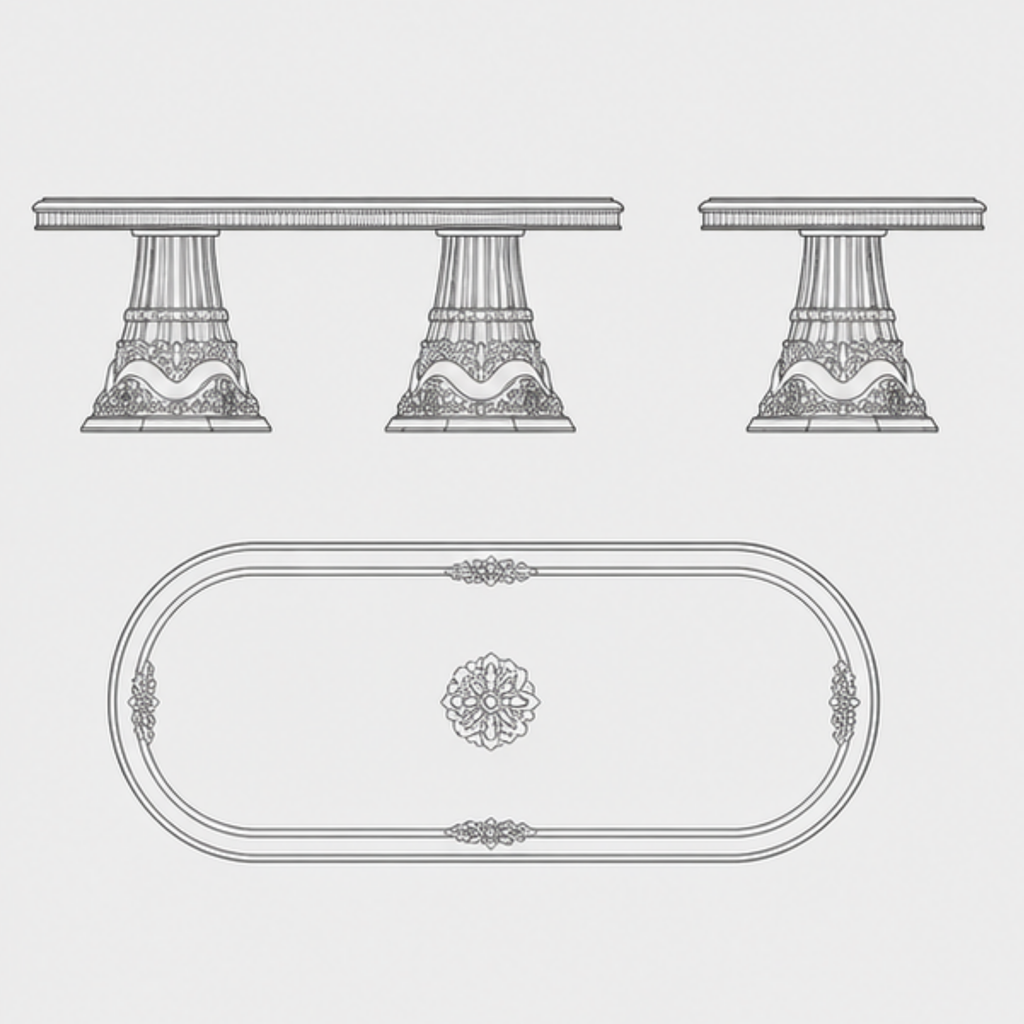 Florentia Dining Table (DT-008)