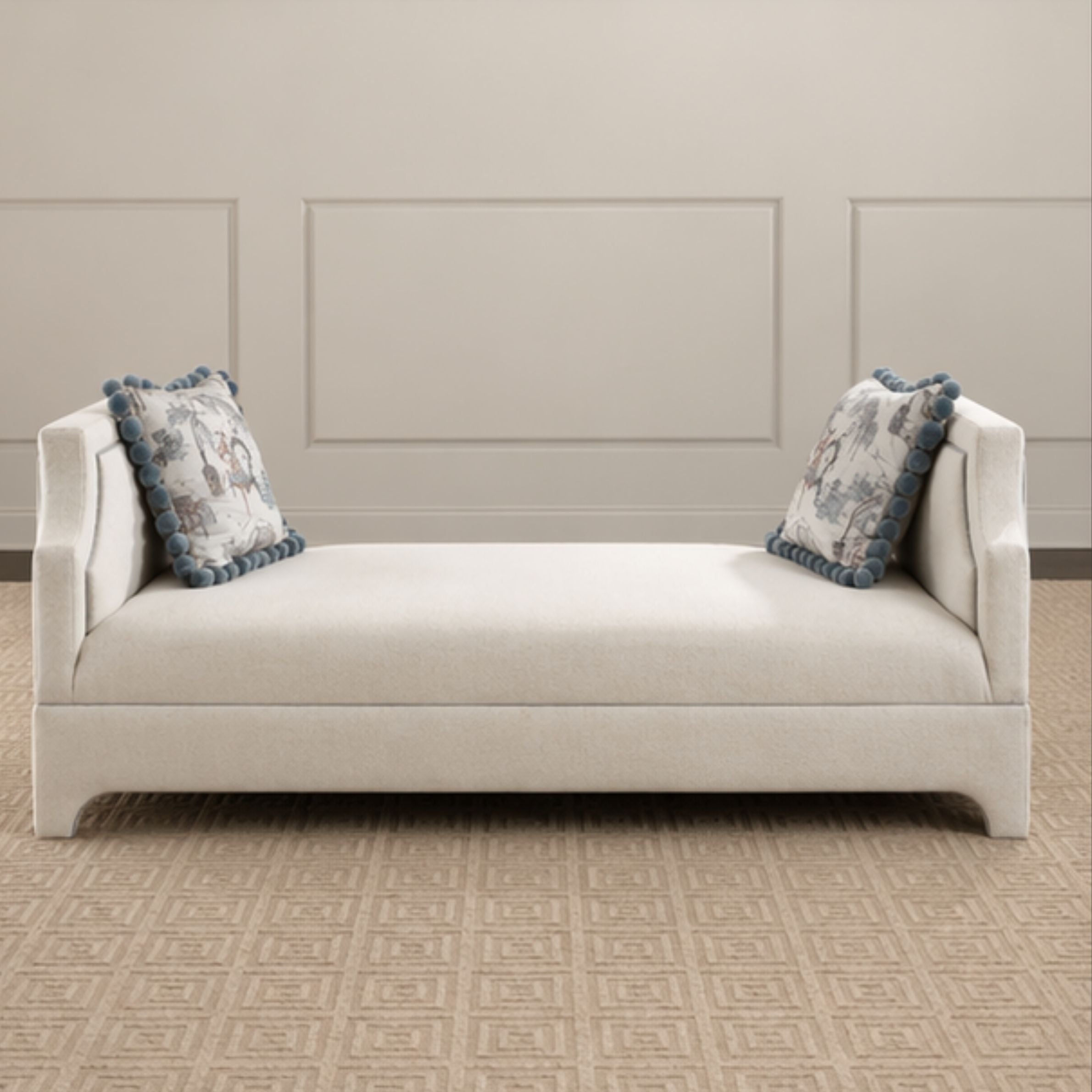 Celmor Chaise Ottoman (O-013)