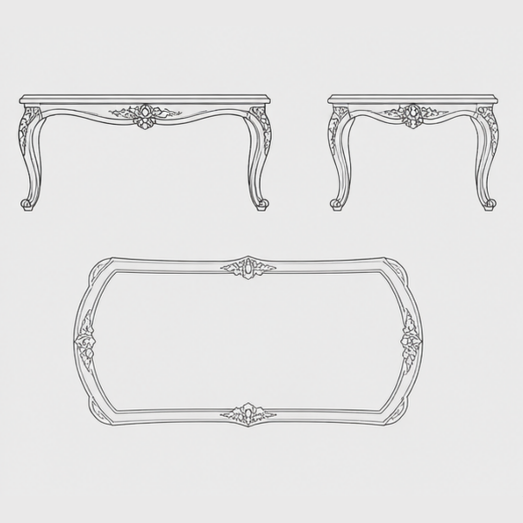 Palazzo Heritage Dining Table (DT-009)
