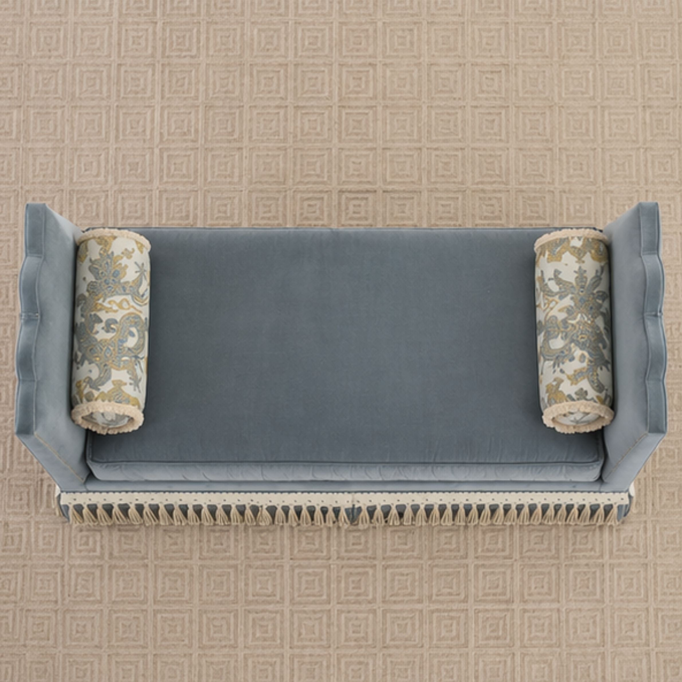 Roselle Chaise Ottoman (O-014)
