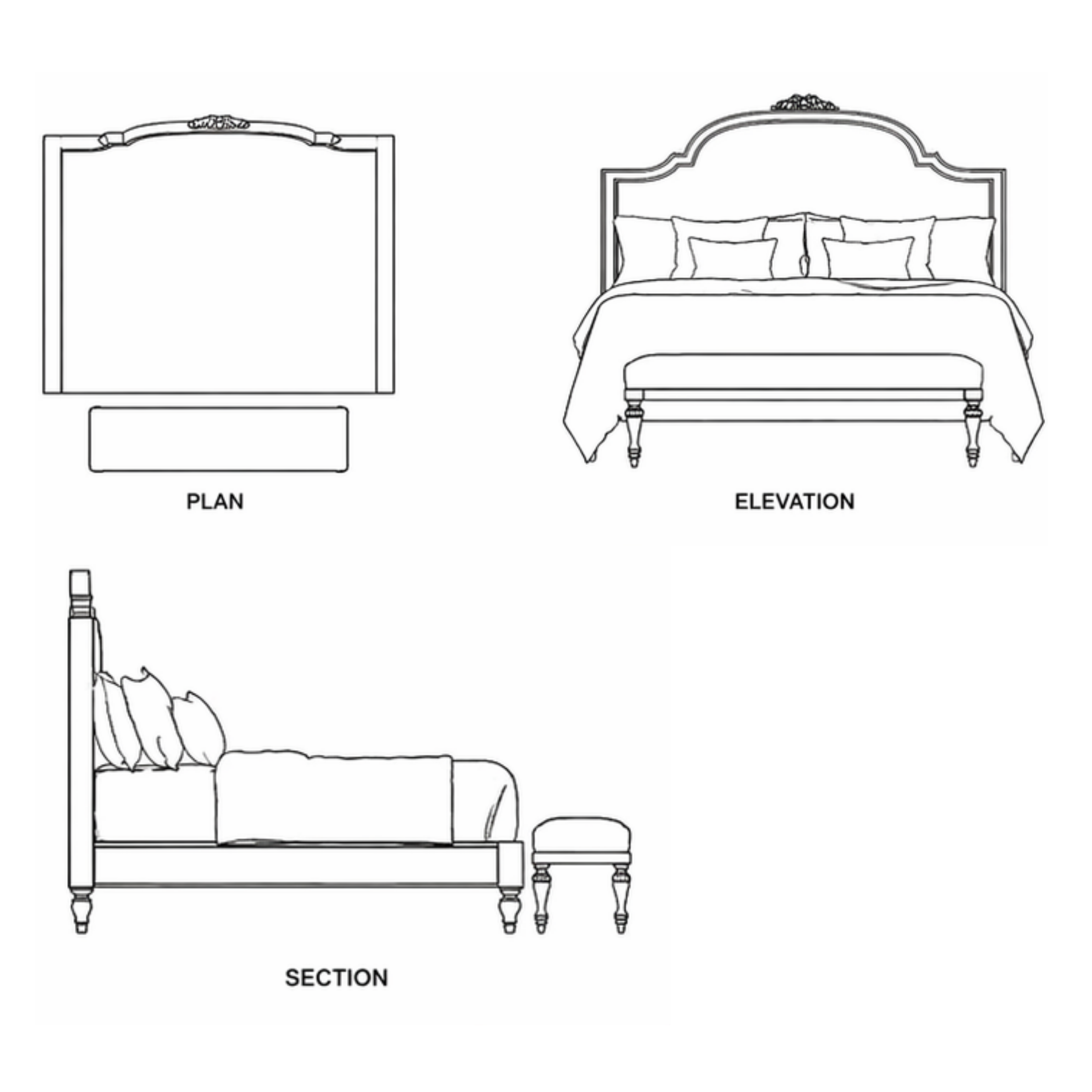 Solenne Bed (B014)