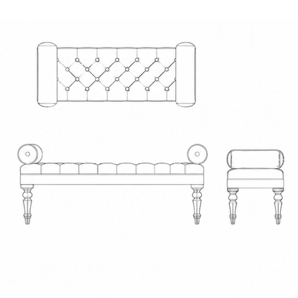 Versailles Entry Bench (EB003)