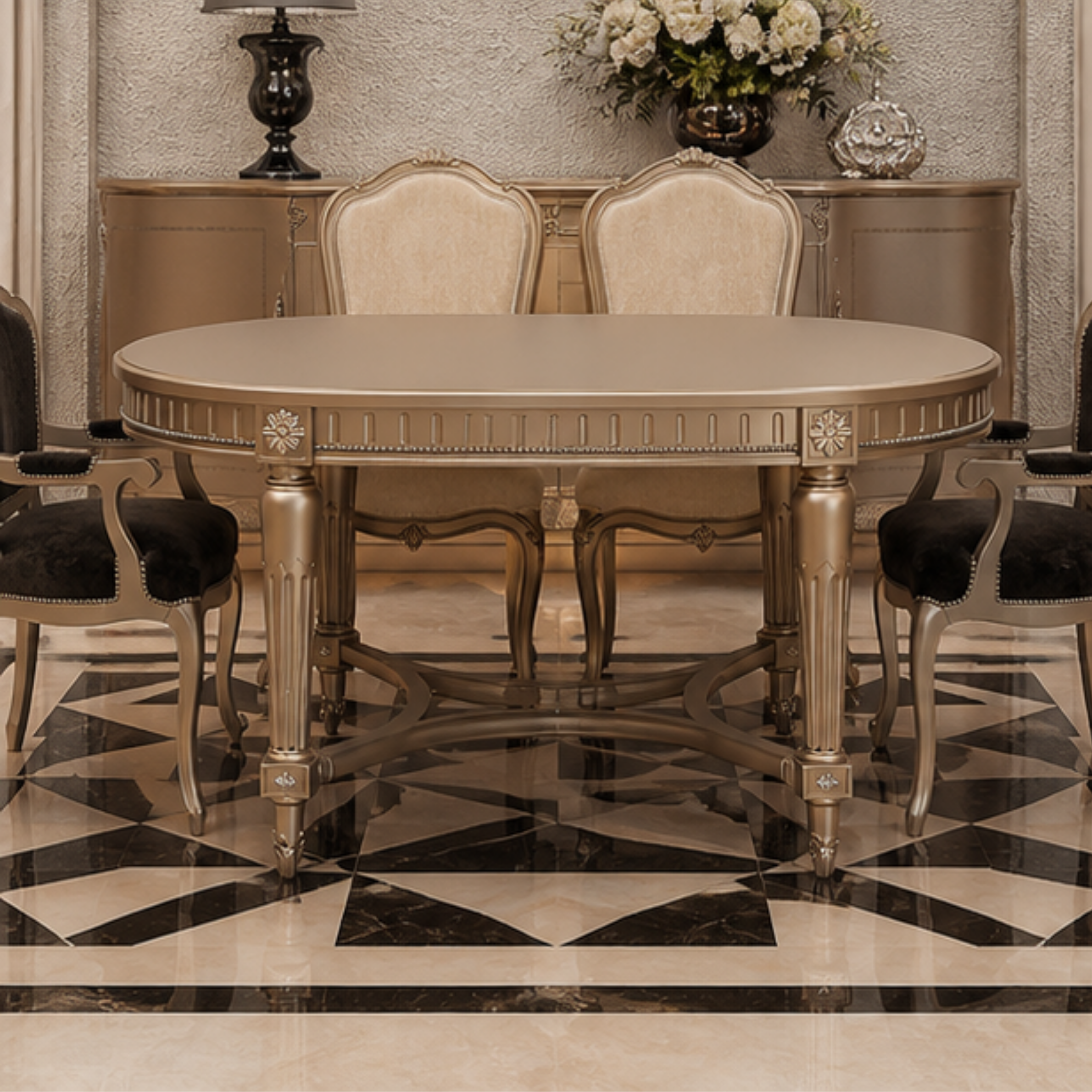 Victorian Grace Dining Table (DT-013)