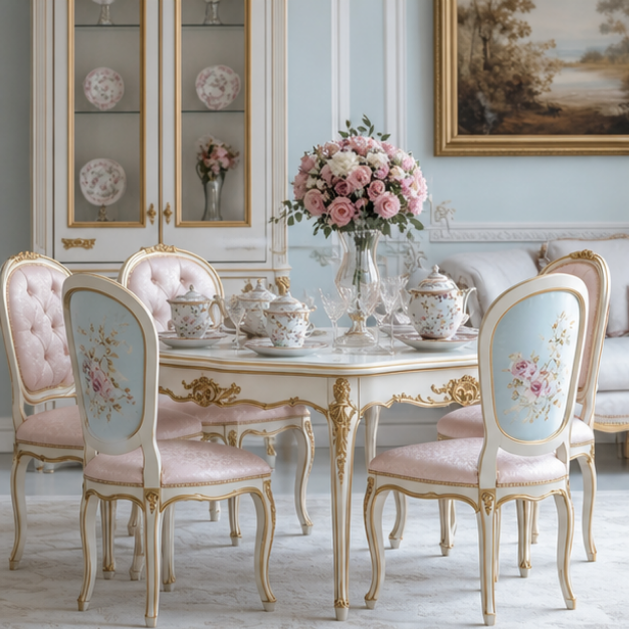 French Provincial Dining Table (DT-015)