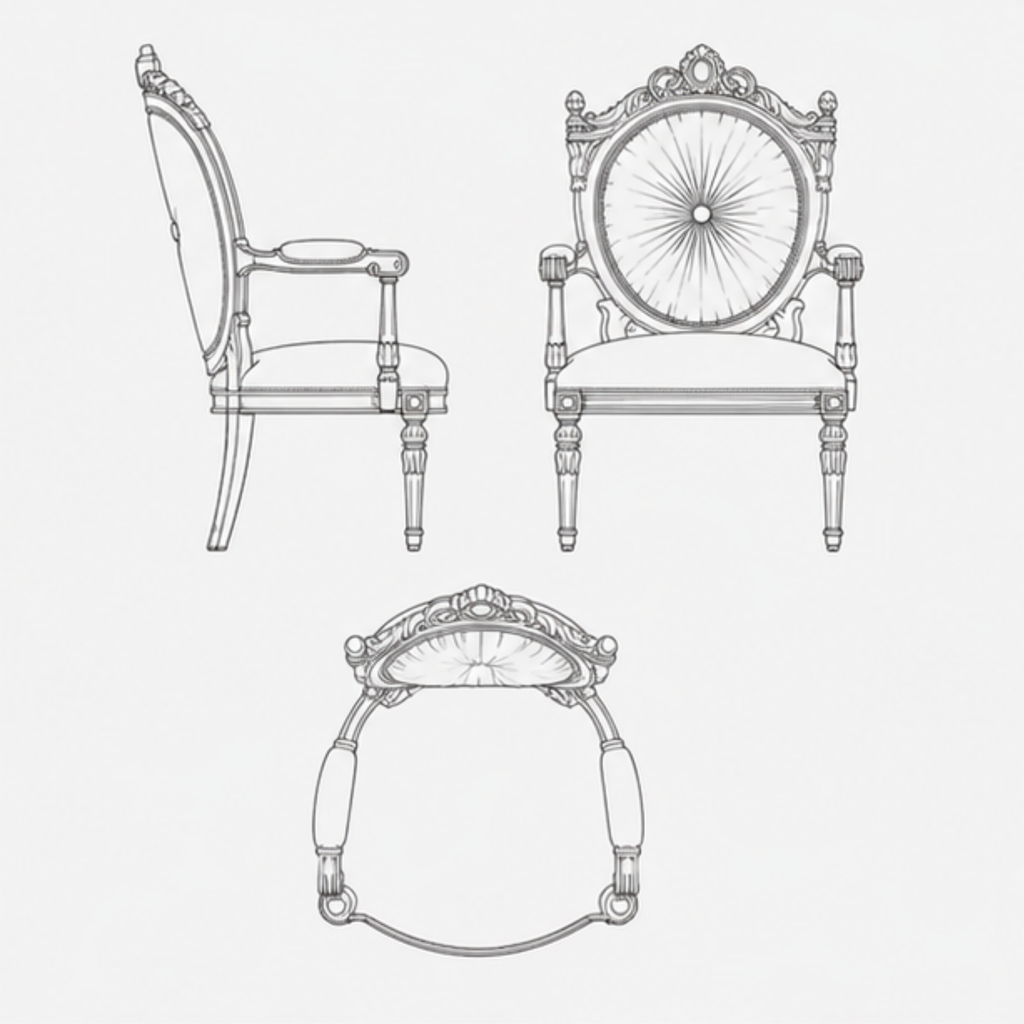Aurelis Medallion Chair (A031)