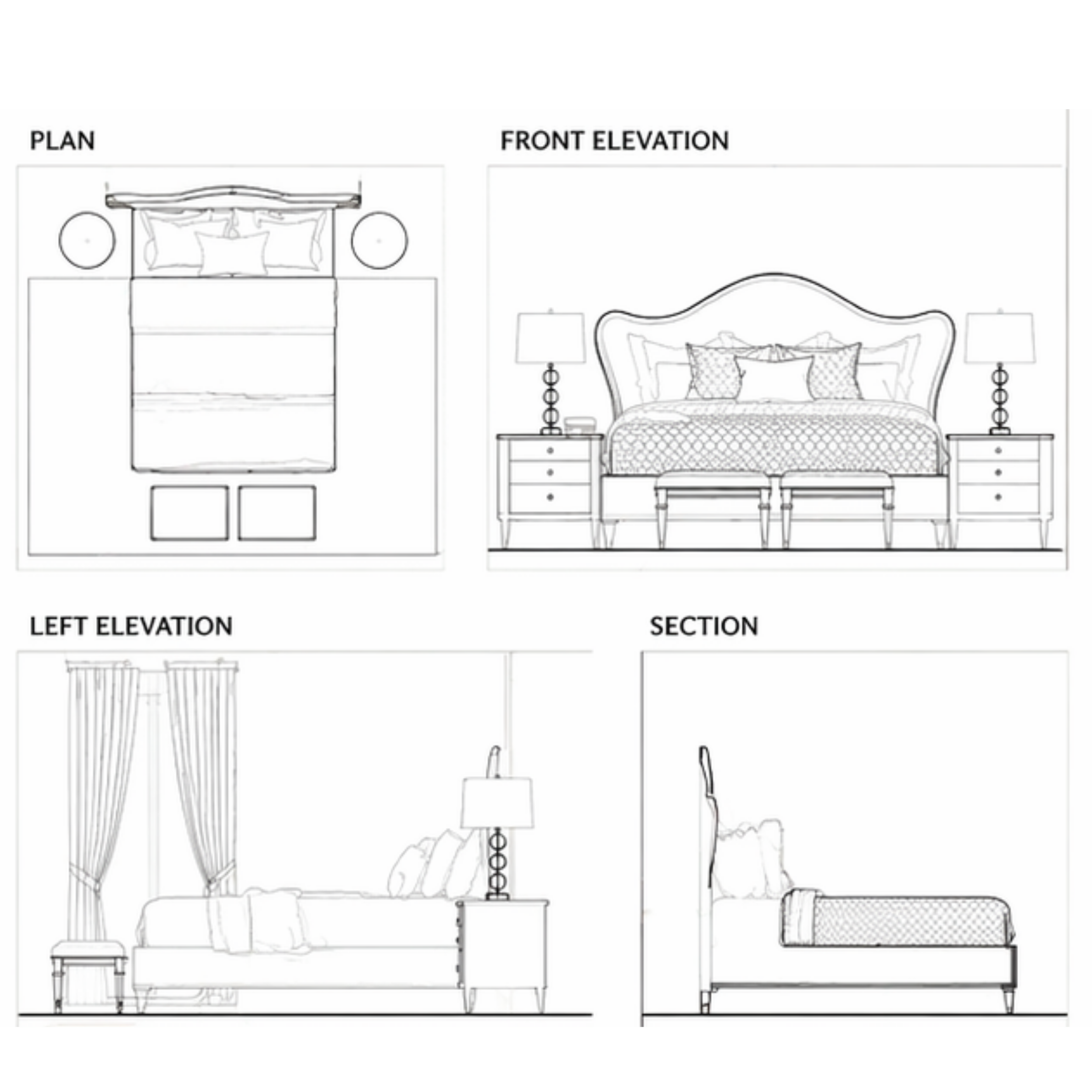 Thalor Bed (B017)