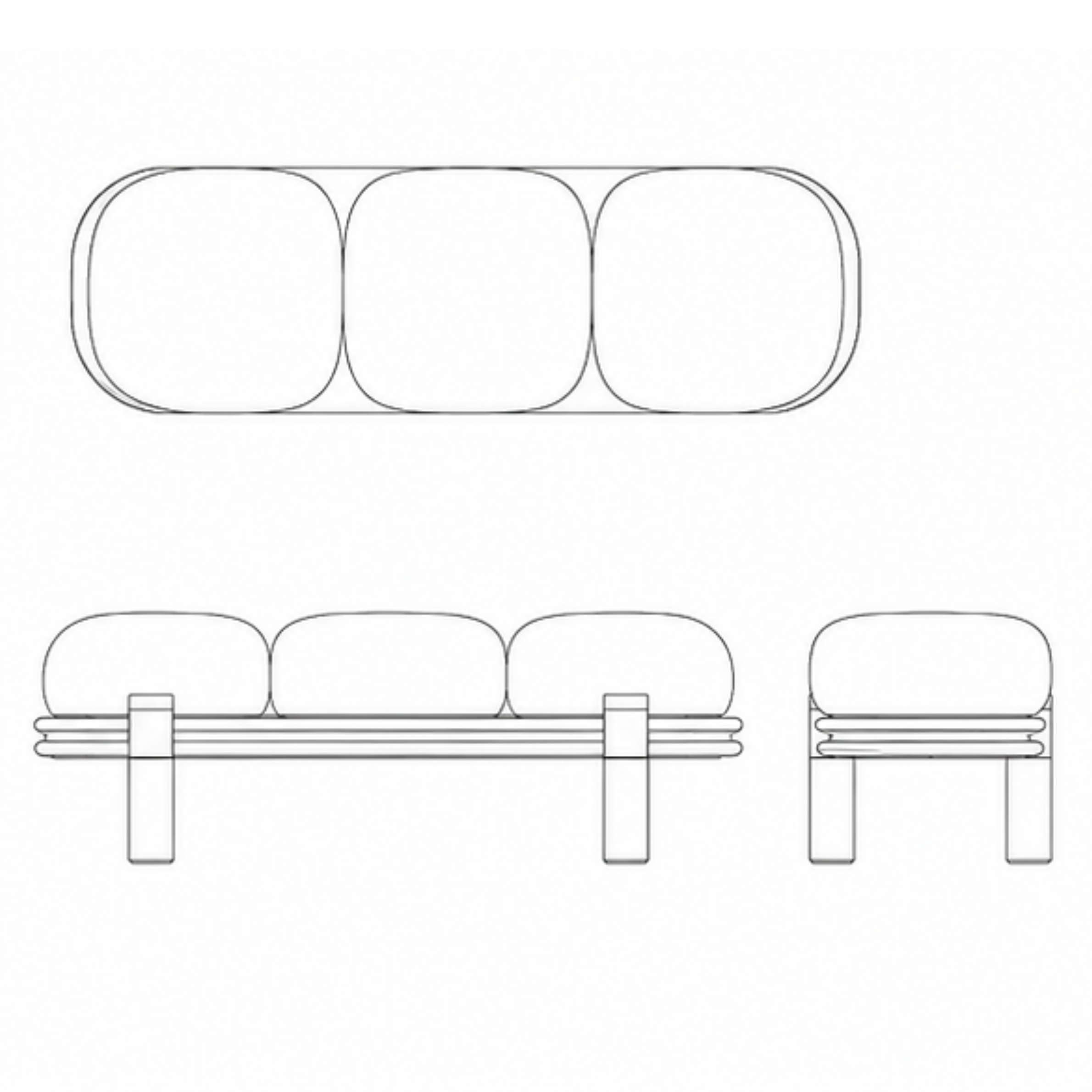 Trivara Entry Bench (EB008)
