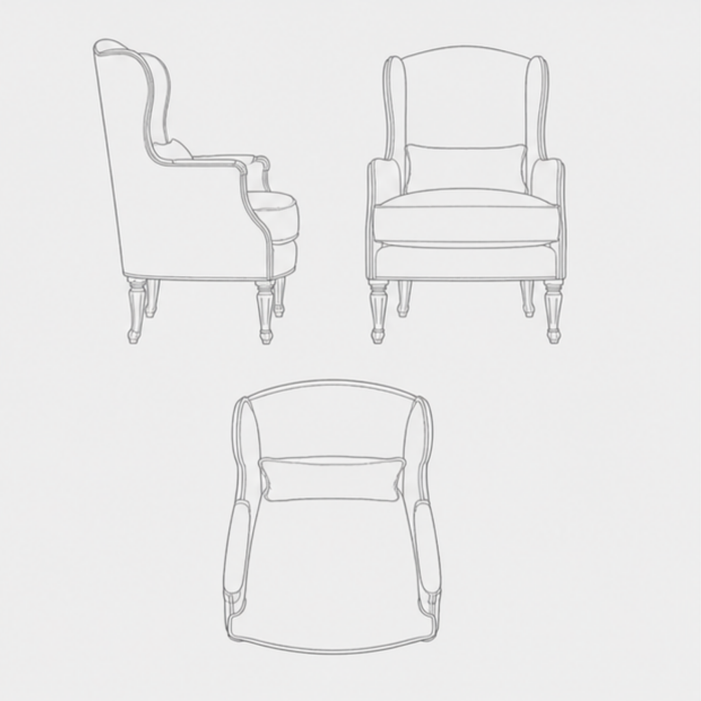 Florenza Wing Chair (A034)