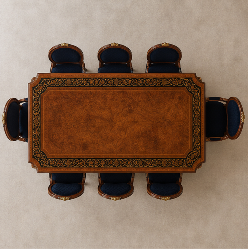 Grand Manor Extension Dining Table (DT-019)