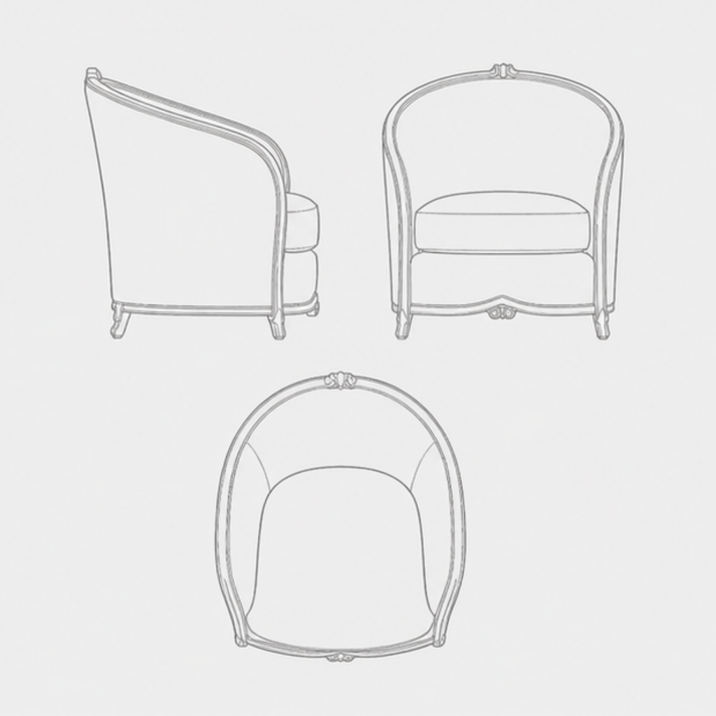 Veloura Tub Lounge (A035)