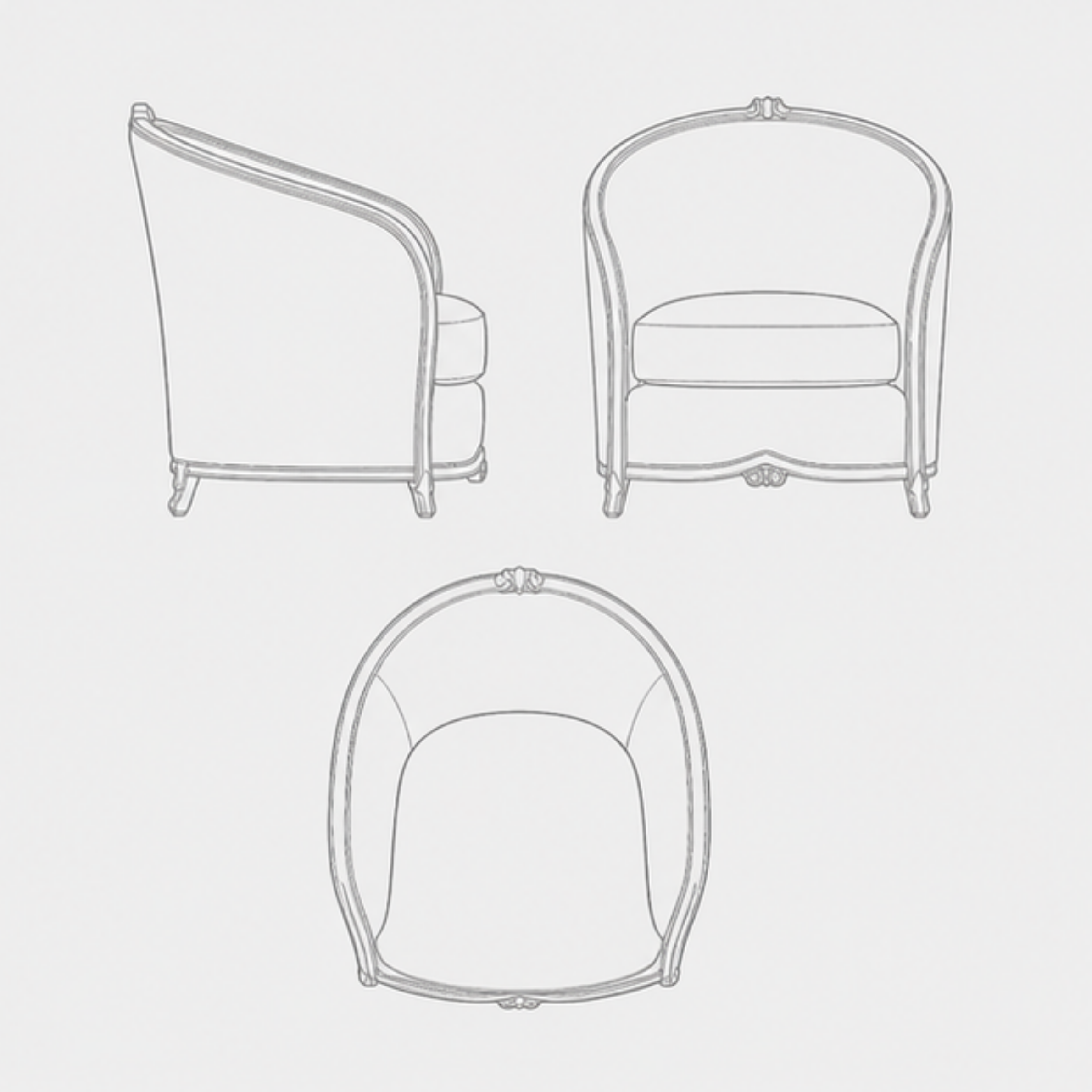 Veloura Tub Lounge (A035)