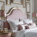 Blush Palais Gold Bed (B044)