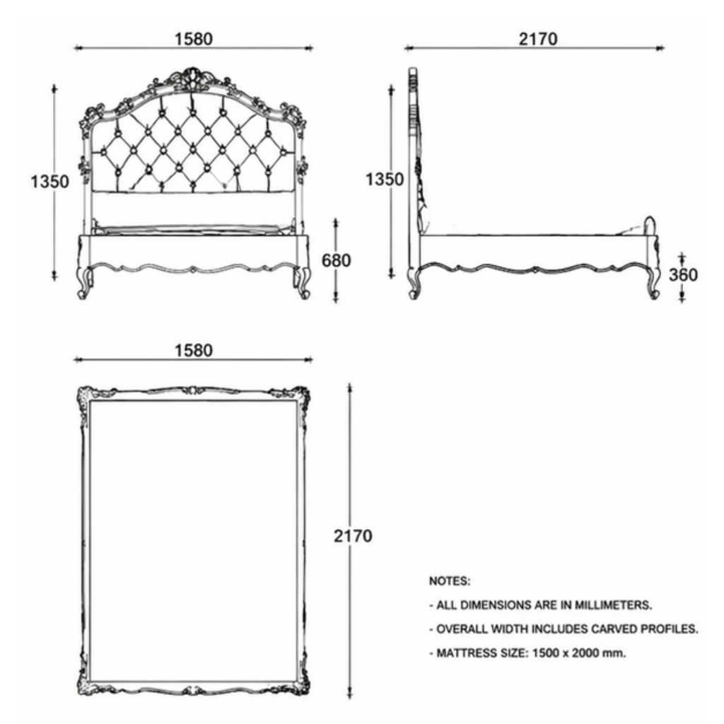 Valenor Bed (B002)