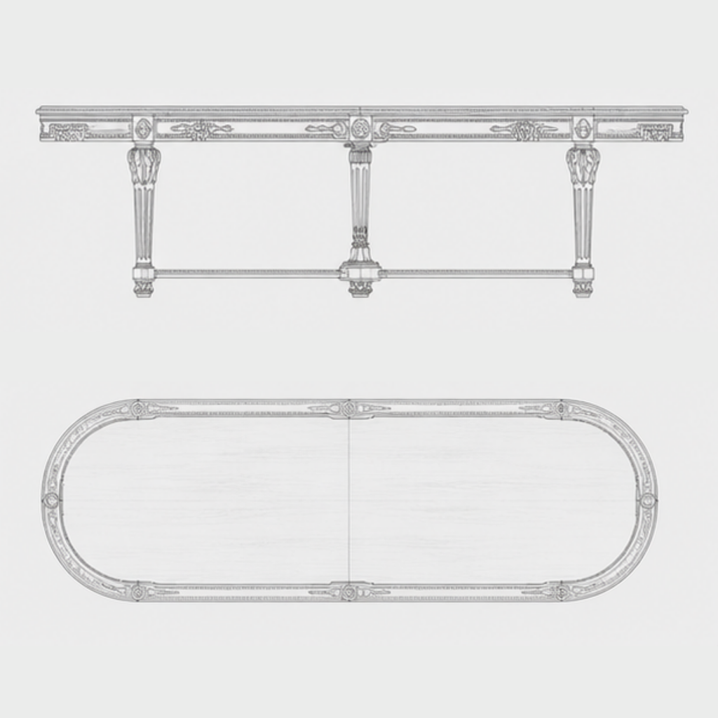 Chateau Renaissance Dining Table (DT-024)