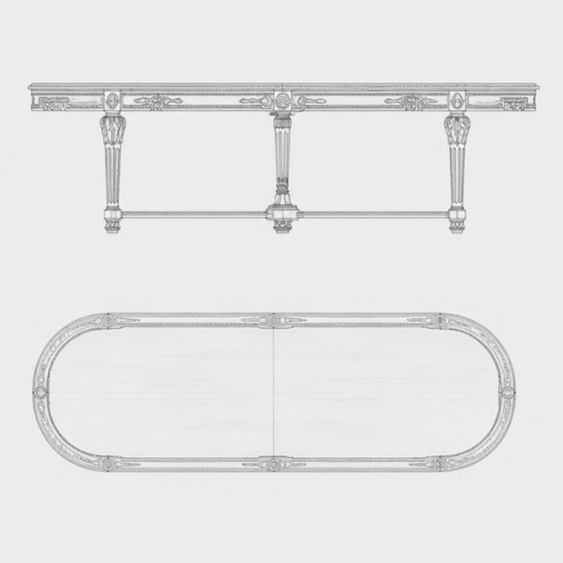 Chateau Renaissance Dining Table (DT-024)