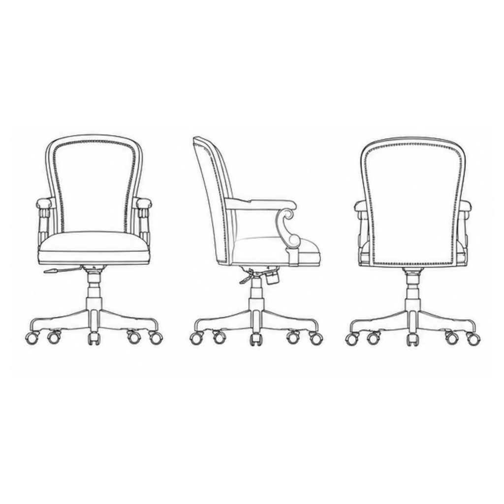 Sovereign High-Back Silk-Blend Chair (SC005)