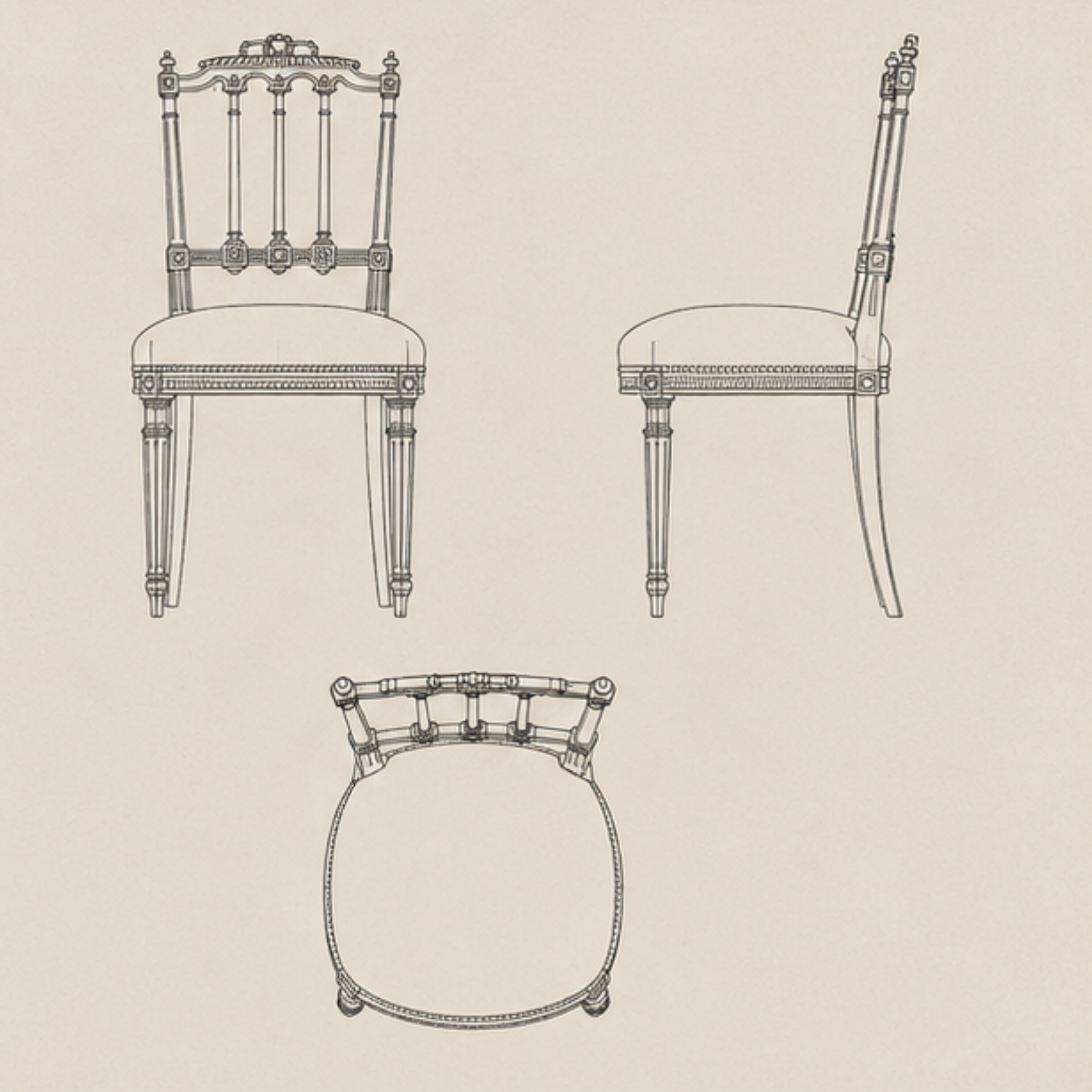 Sheesh Mahal Dining Chair (DC005)