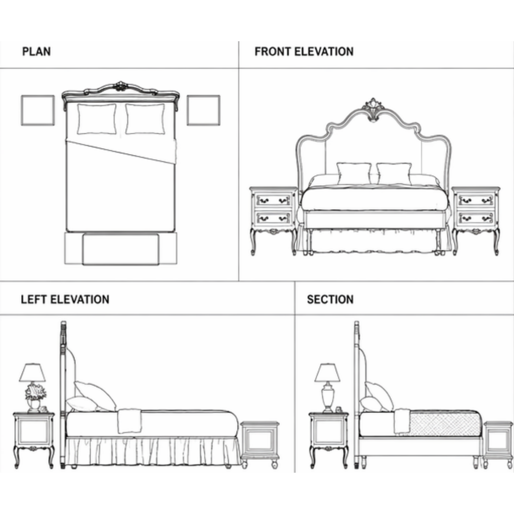 Aurenza Bed (B024)