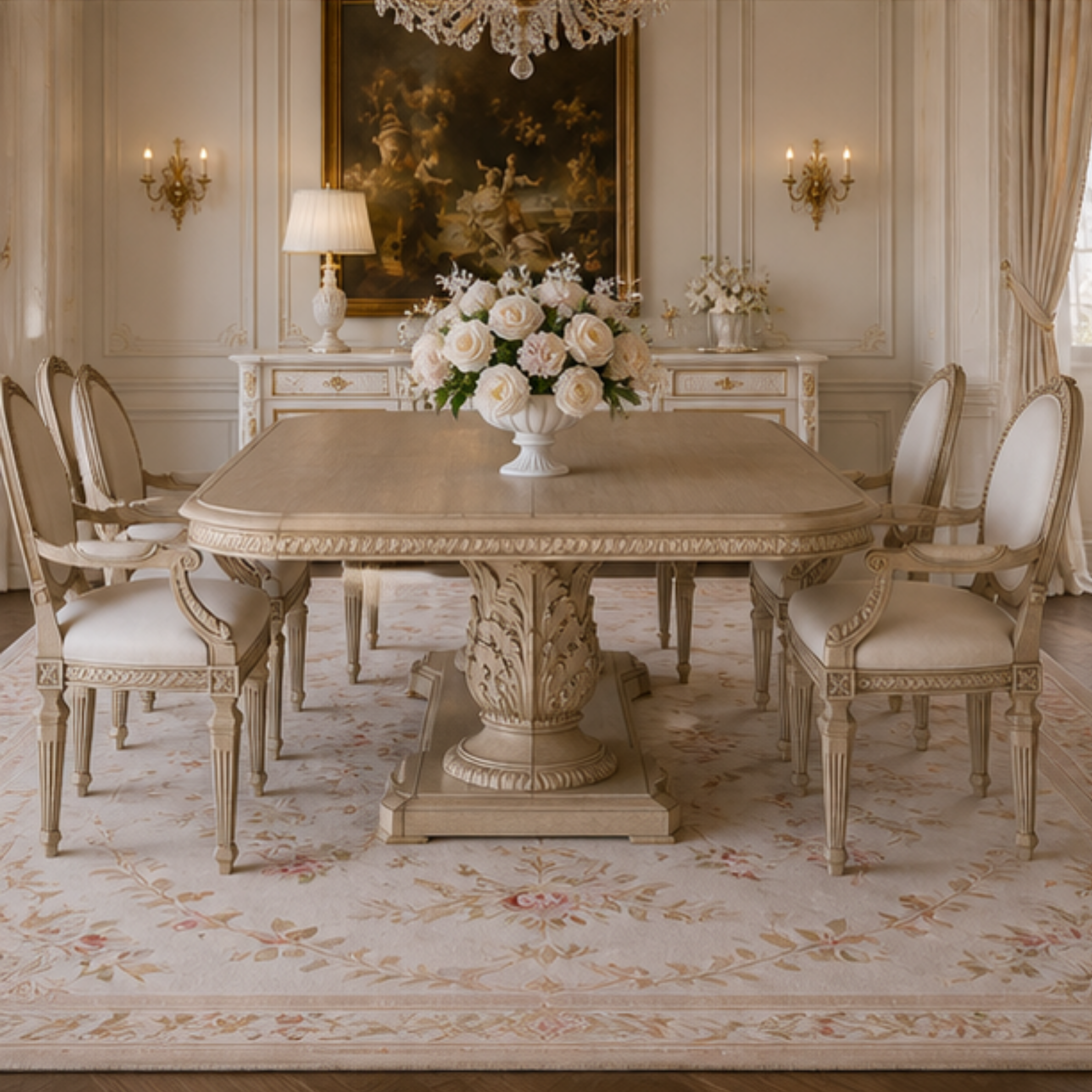 Ritz Classical Dining Table (DT-027)