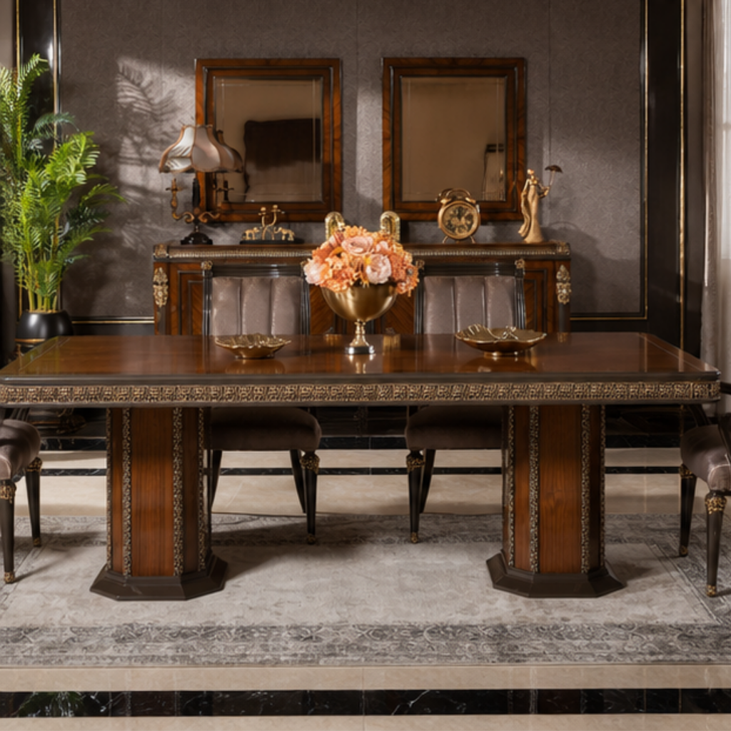 Heritage Estate Trestle Dining Table (DT-028)