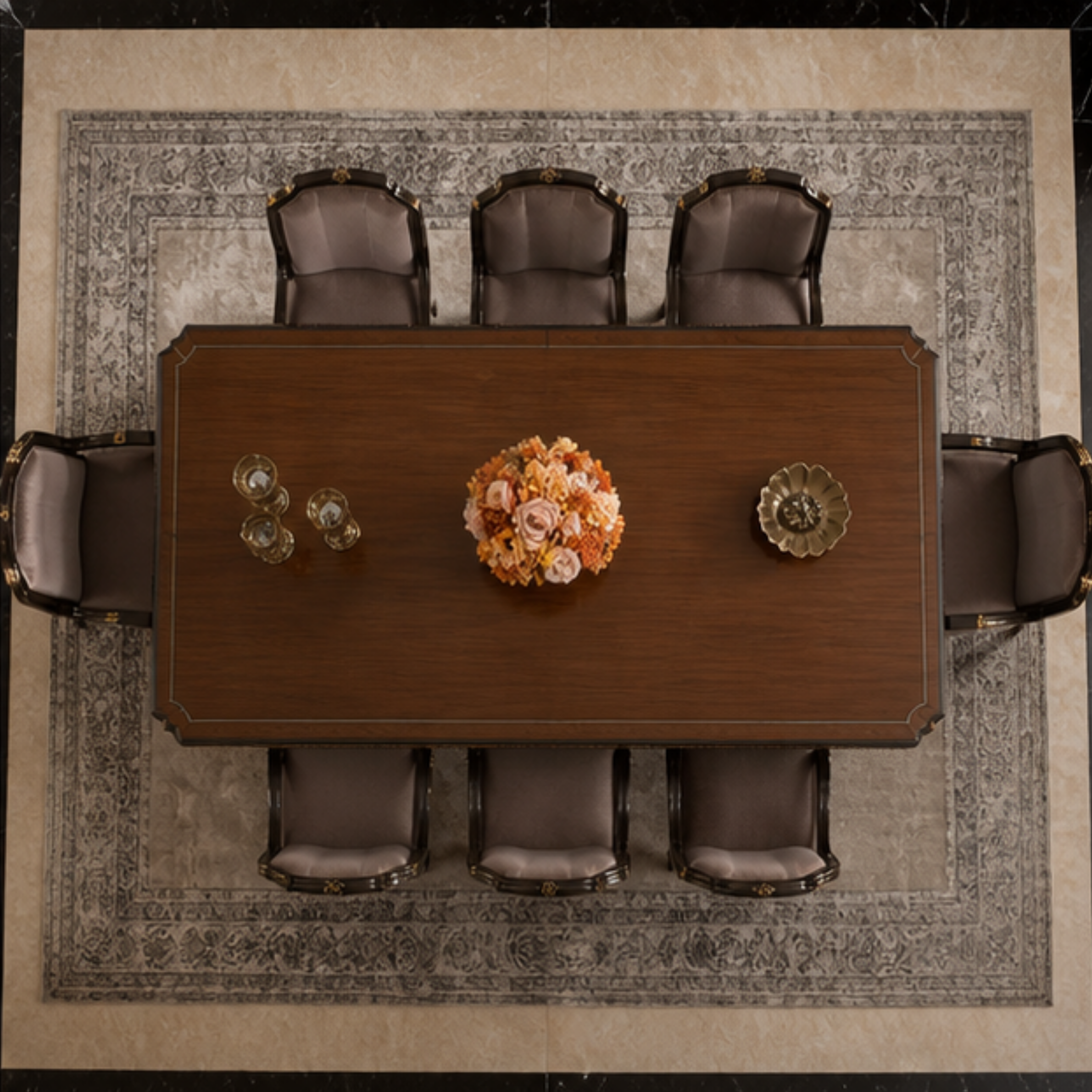 Heritage Estate Trestle Dining Table (DT-028)