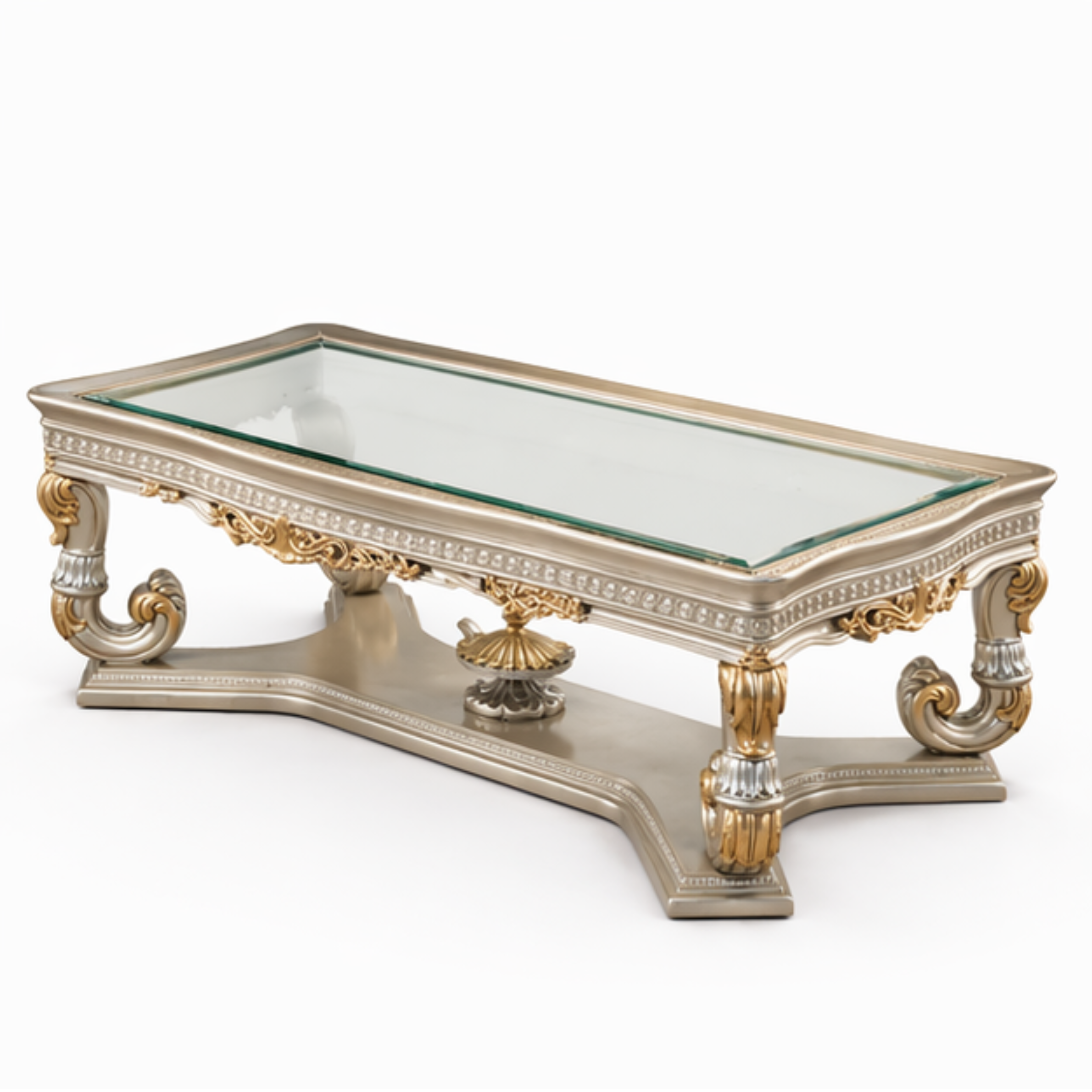 Aurelia Glass Crest Table (CT008)
