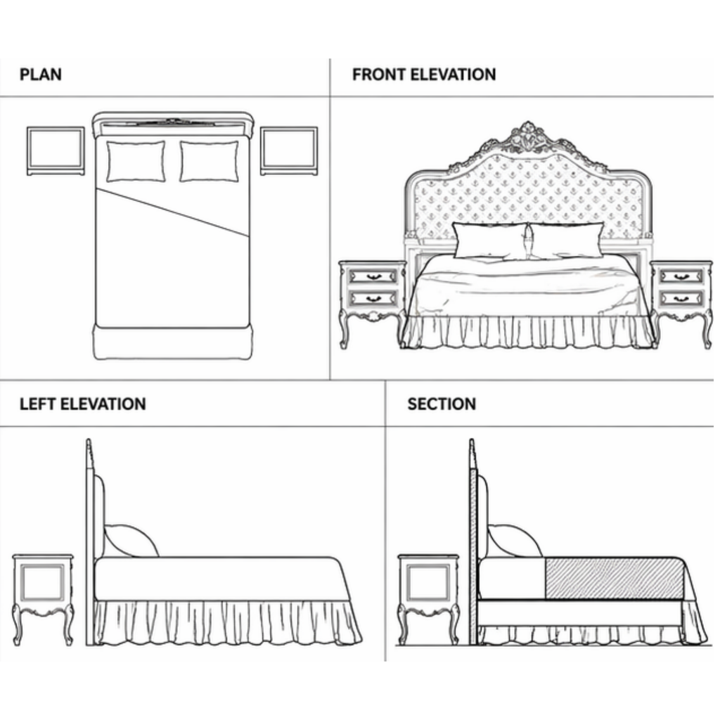 Tharion Bed (B026)
