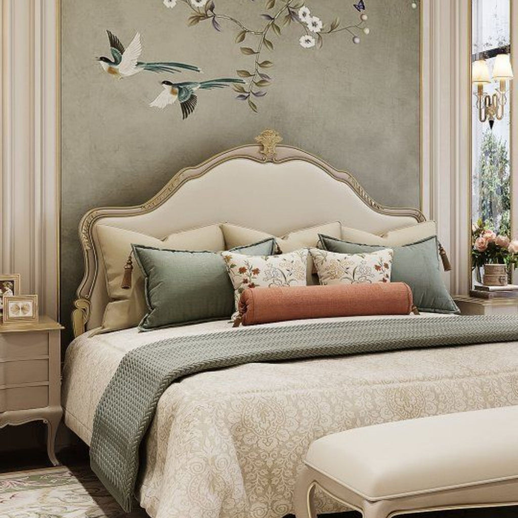 Seraphine Carved Scallop Bed (BO42)