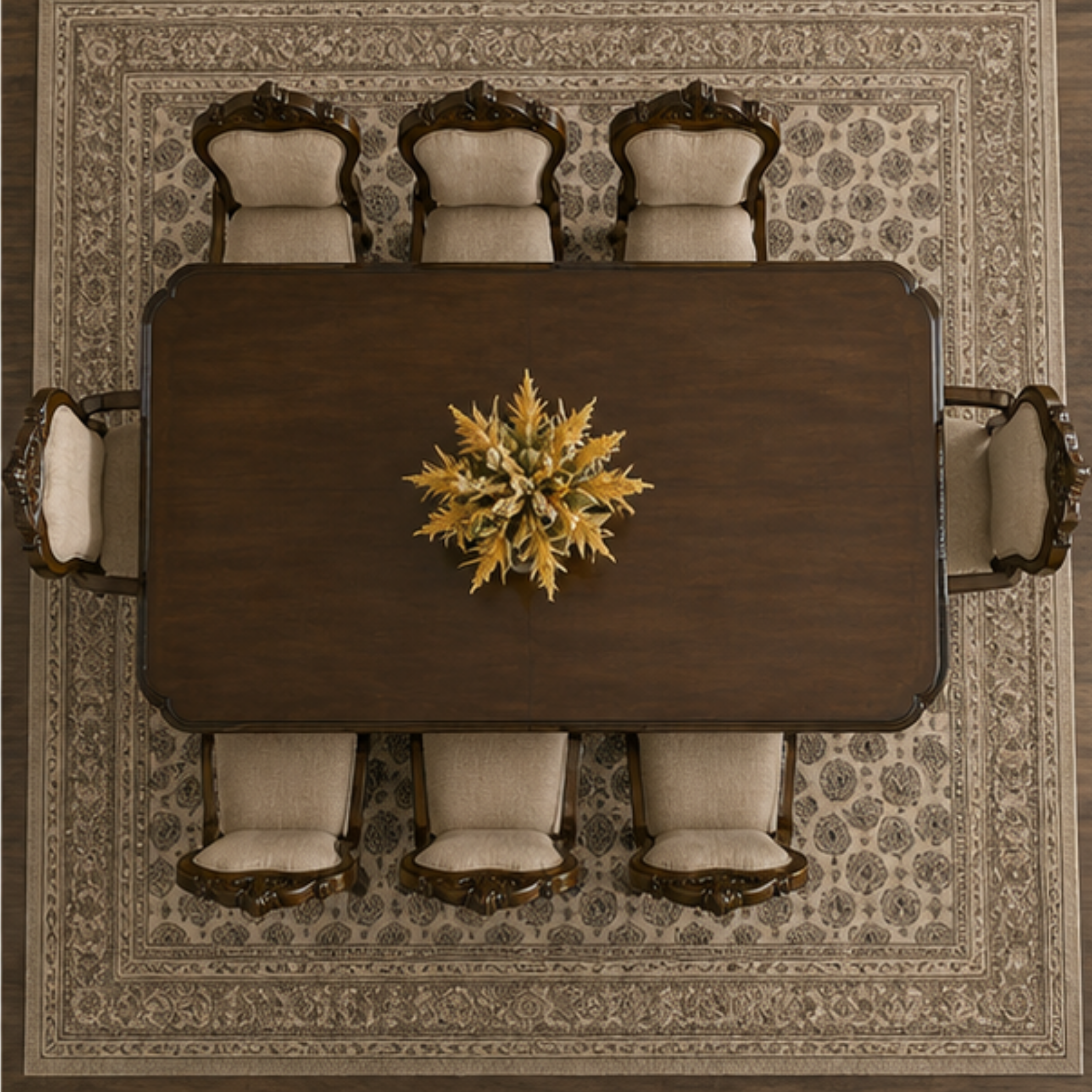 Classic Baroque Dining Table (DT-030)