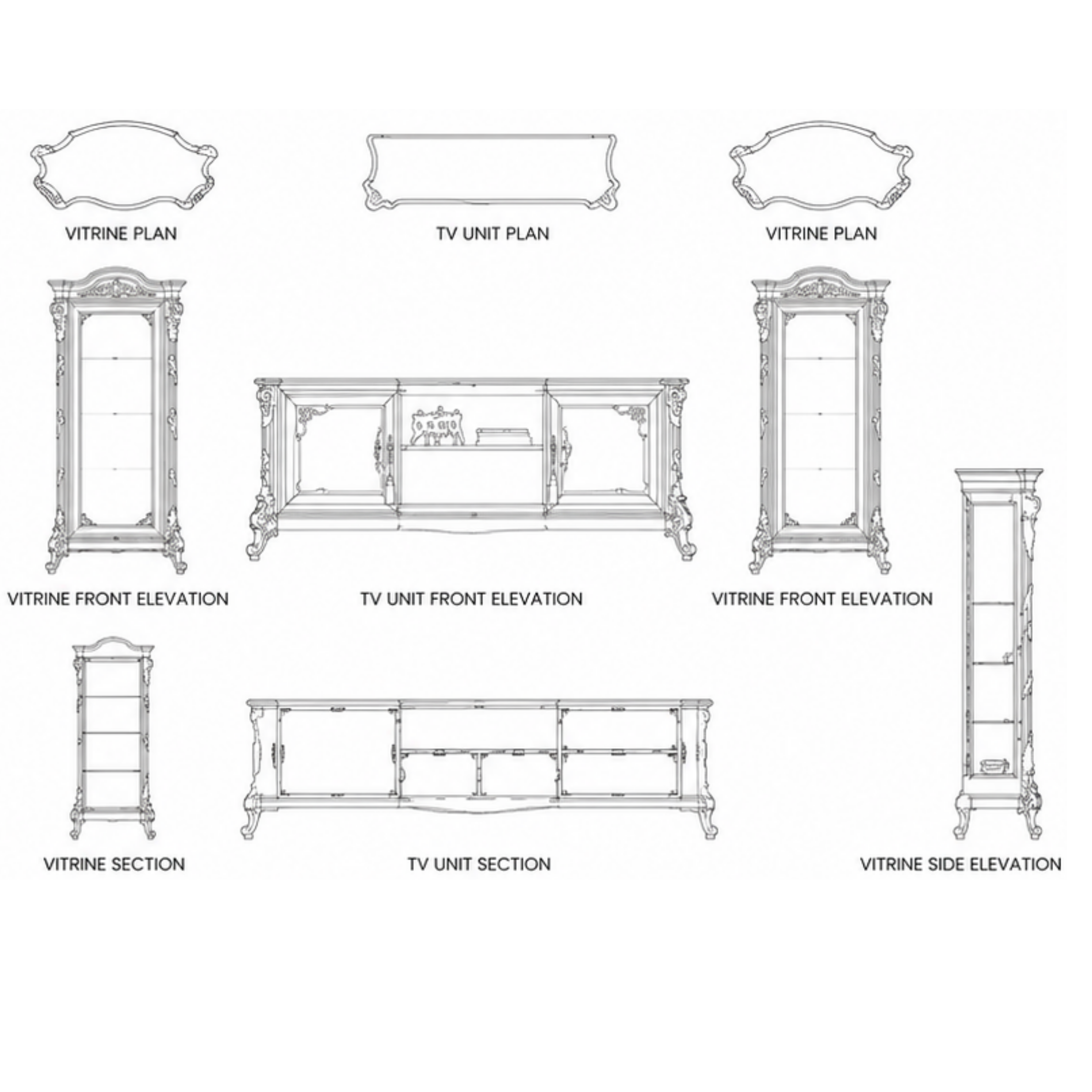 Palazzo Entertainment Sideboard (SB0034)