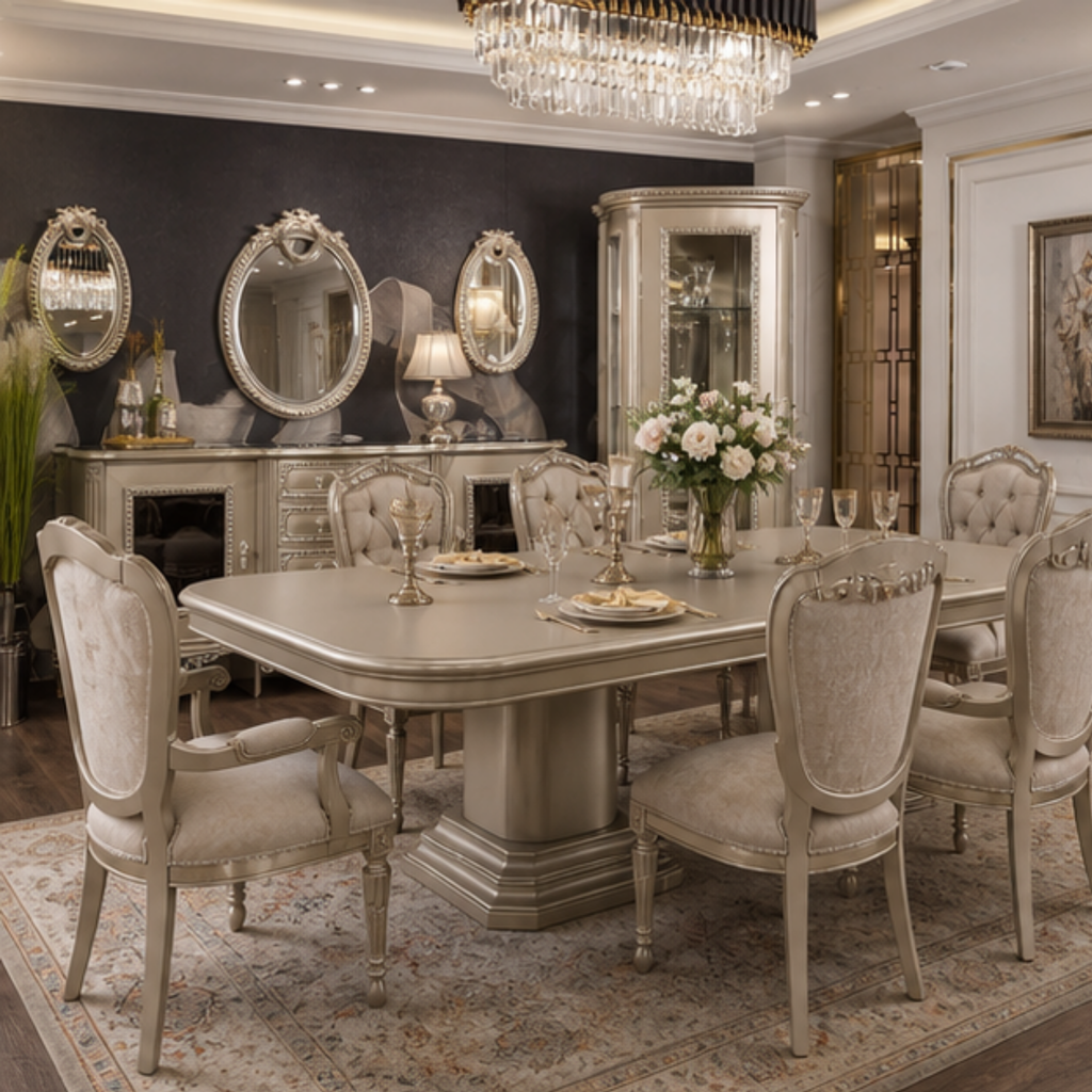 Champagne Regency Dining Table (DT-031)
