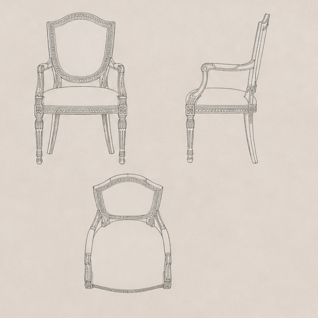 Badshah Dining Armchair (DC010)