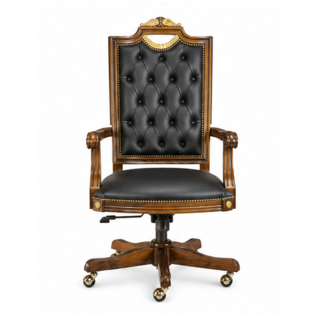 Victorian Carved Library Chair (SC011)