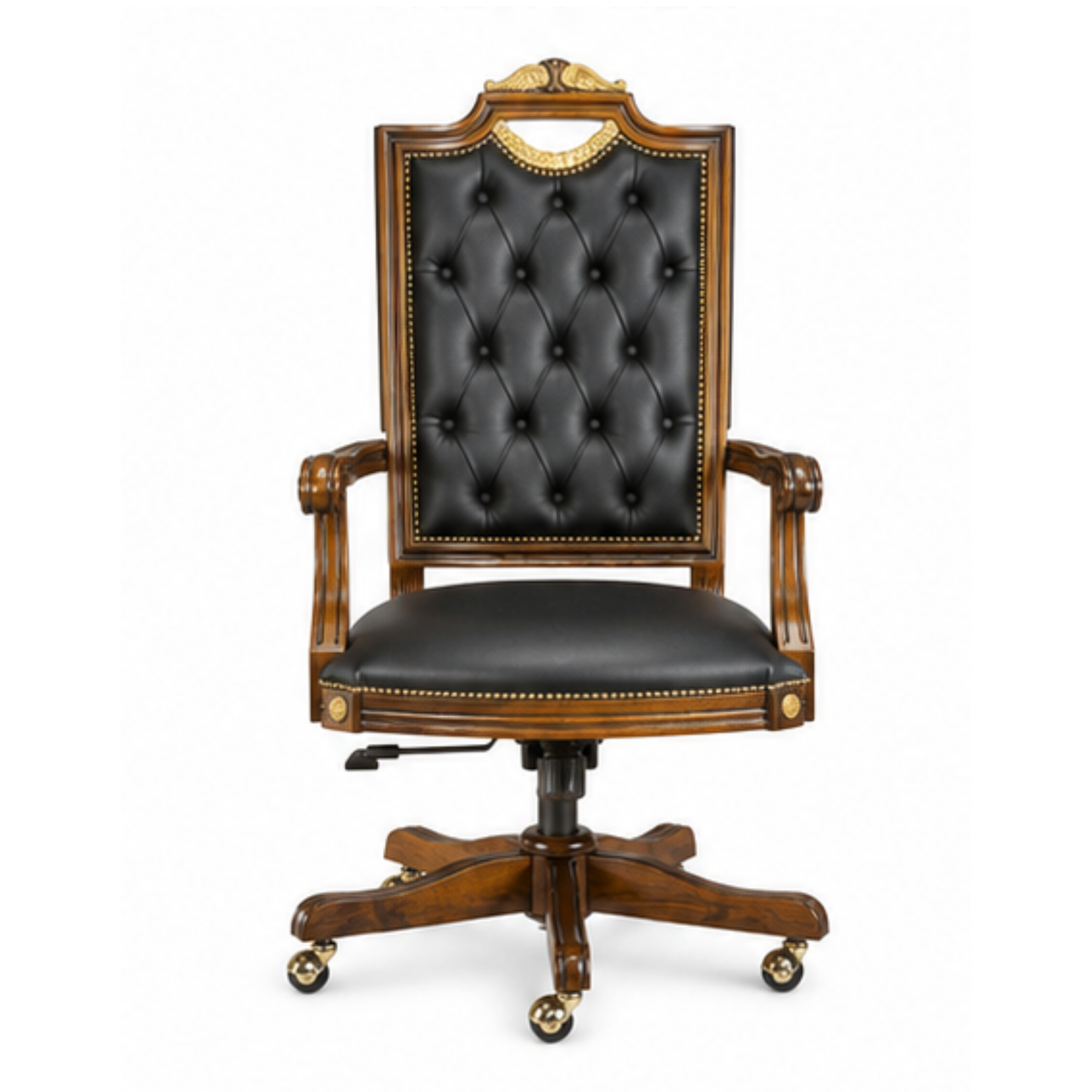 Victorian Carved Library Chair (SC011)