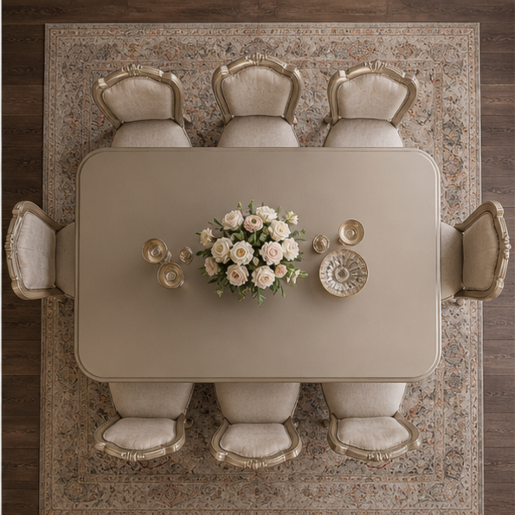 Champagne Regency Dining Table (DT-031)