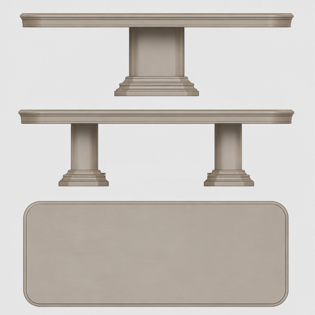 Champagne Regency Dining Table (DT-031)