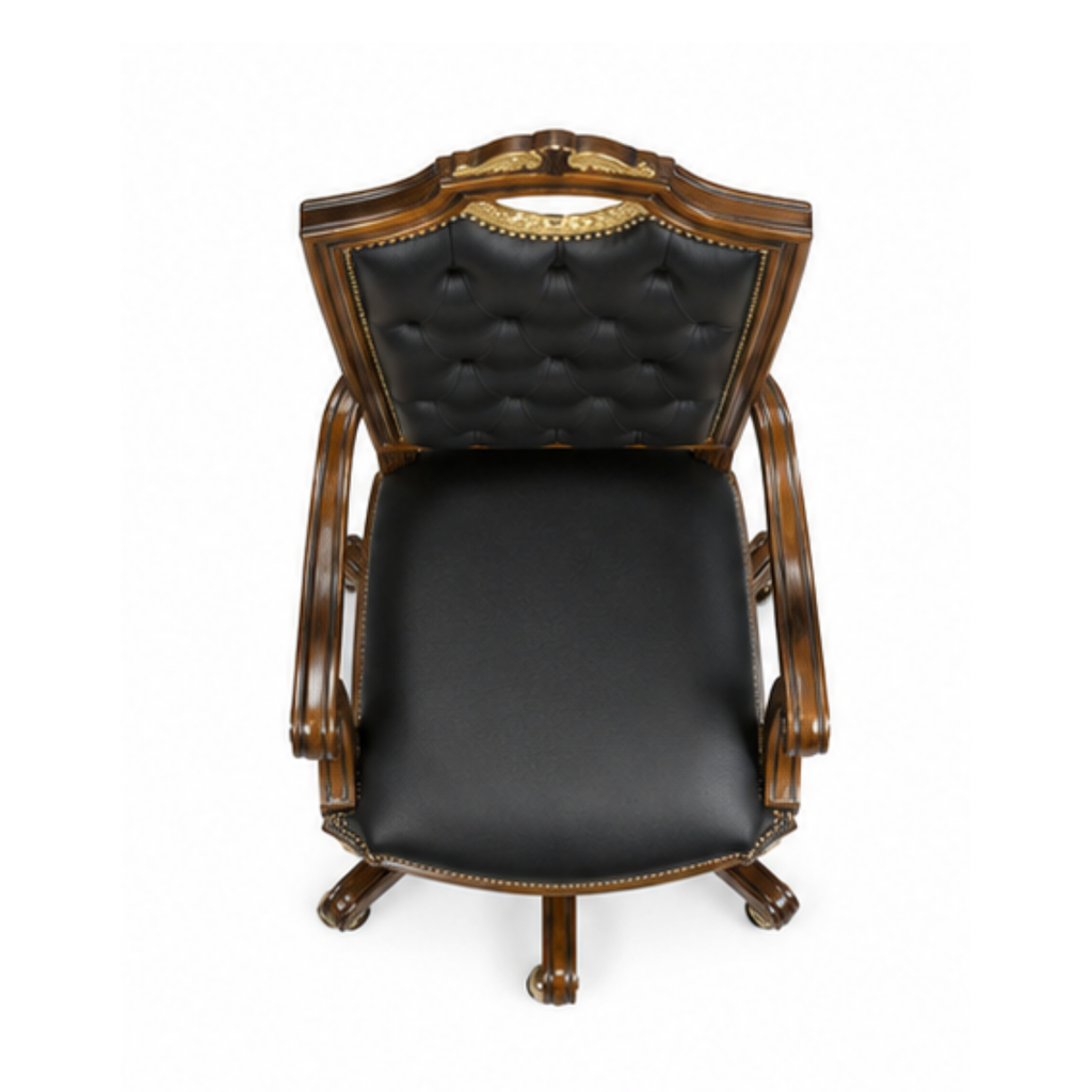 Victorian Carved Library Chair (SC011)