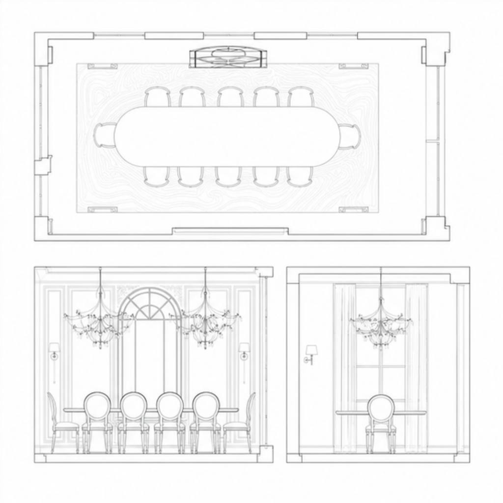BELGRAVE DINING TABLE (DT-037)