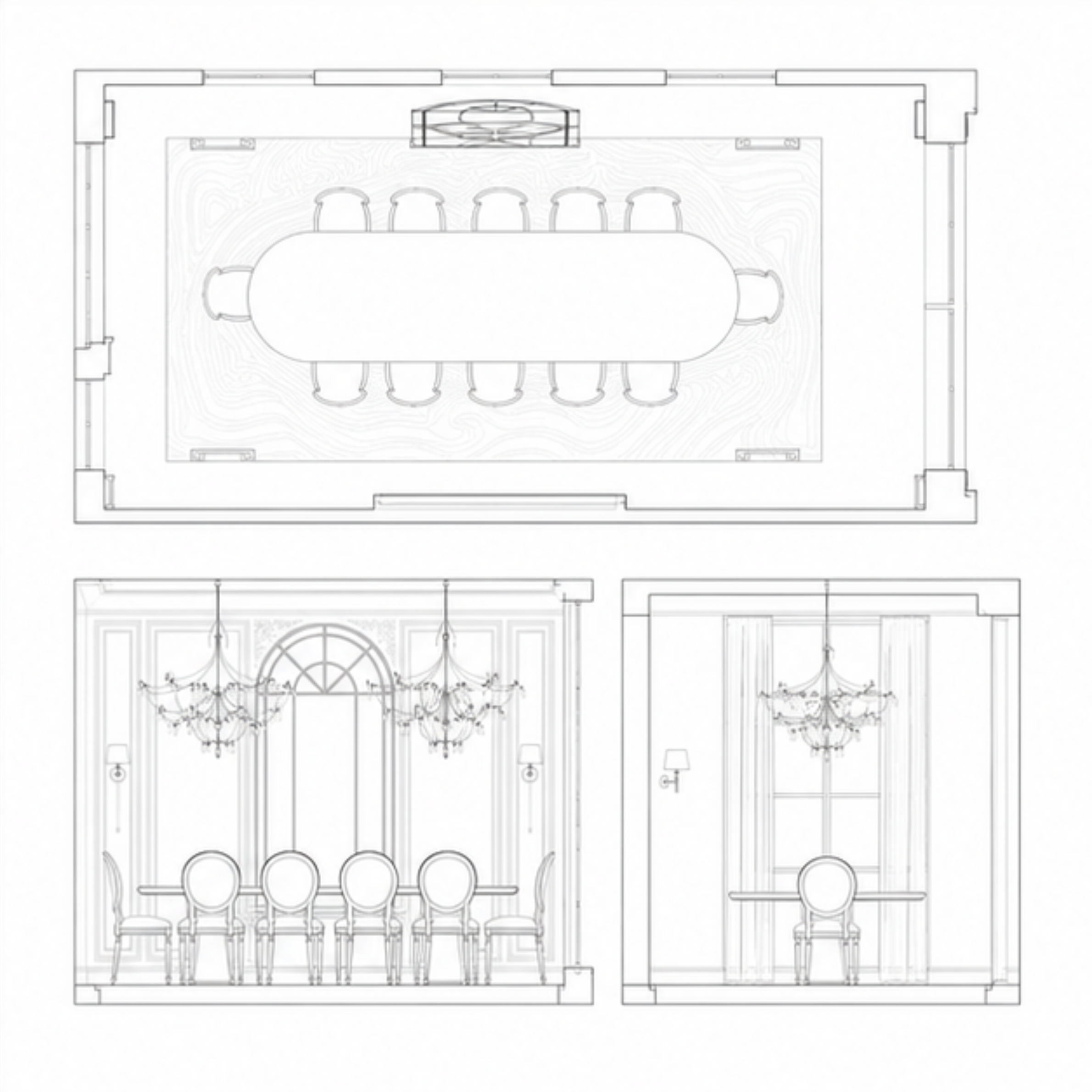 BELGRAVE DINING TABLE (DT-037)