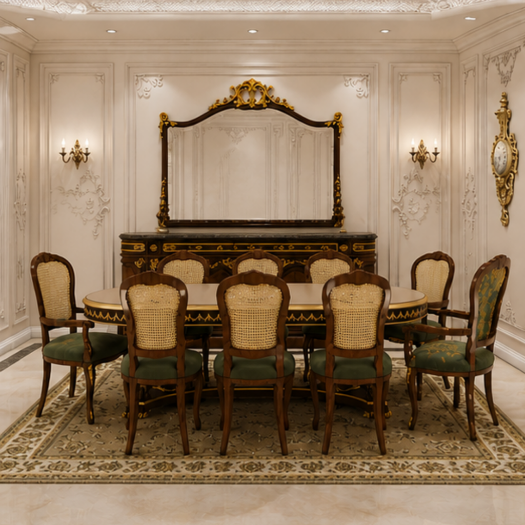 Imperial Court Oval Dining Table (DT-032)