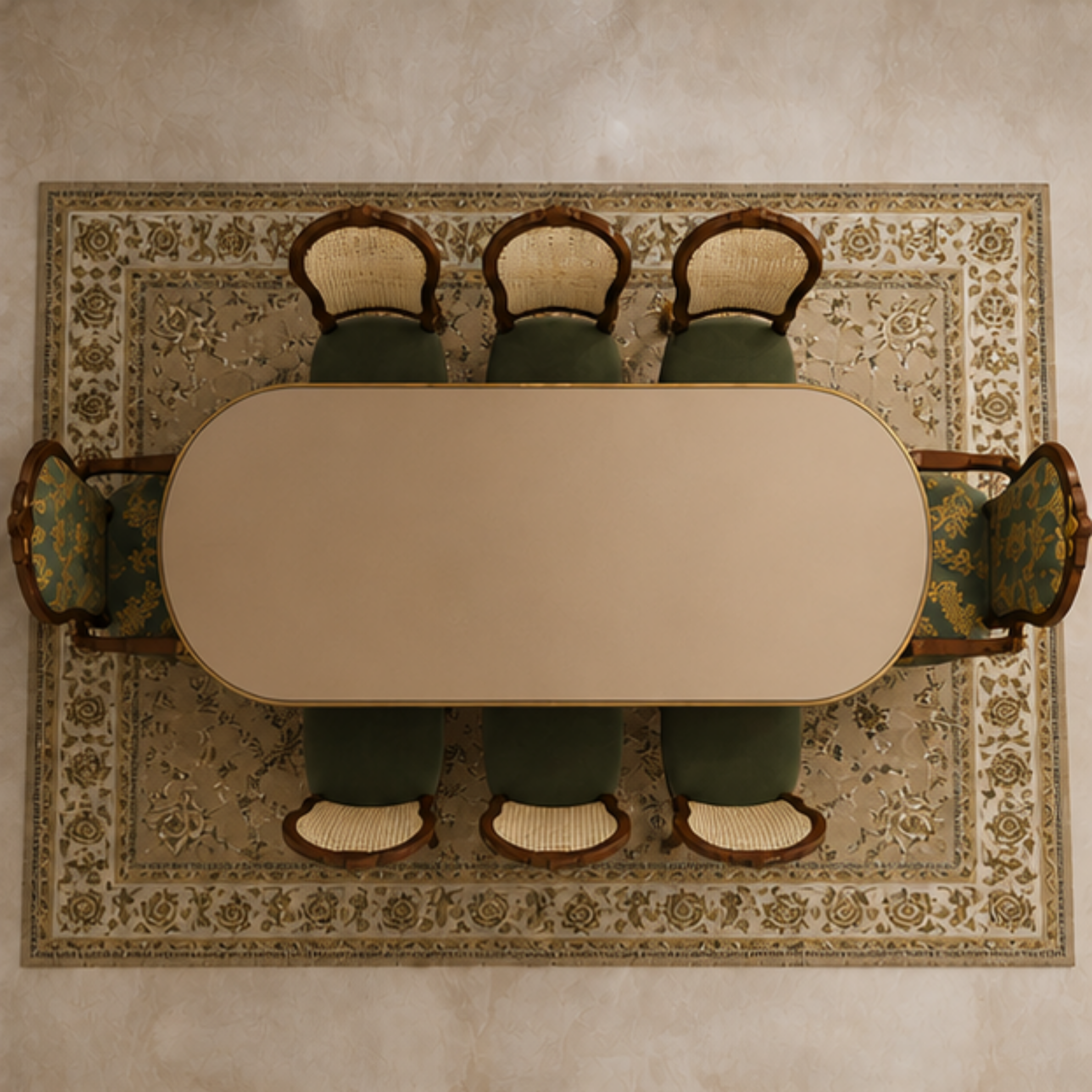 Imperial Court Oval Dining Table (DT-032)
