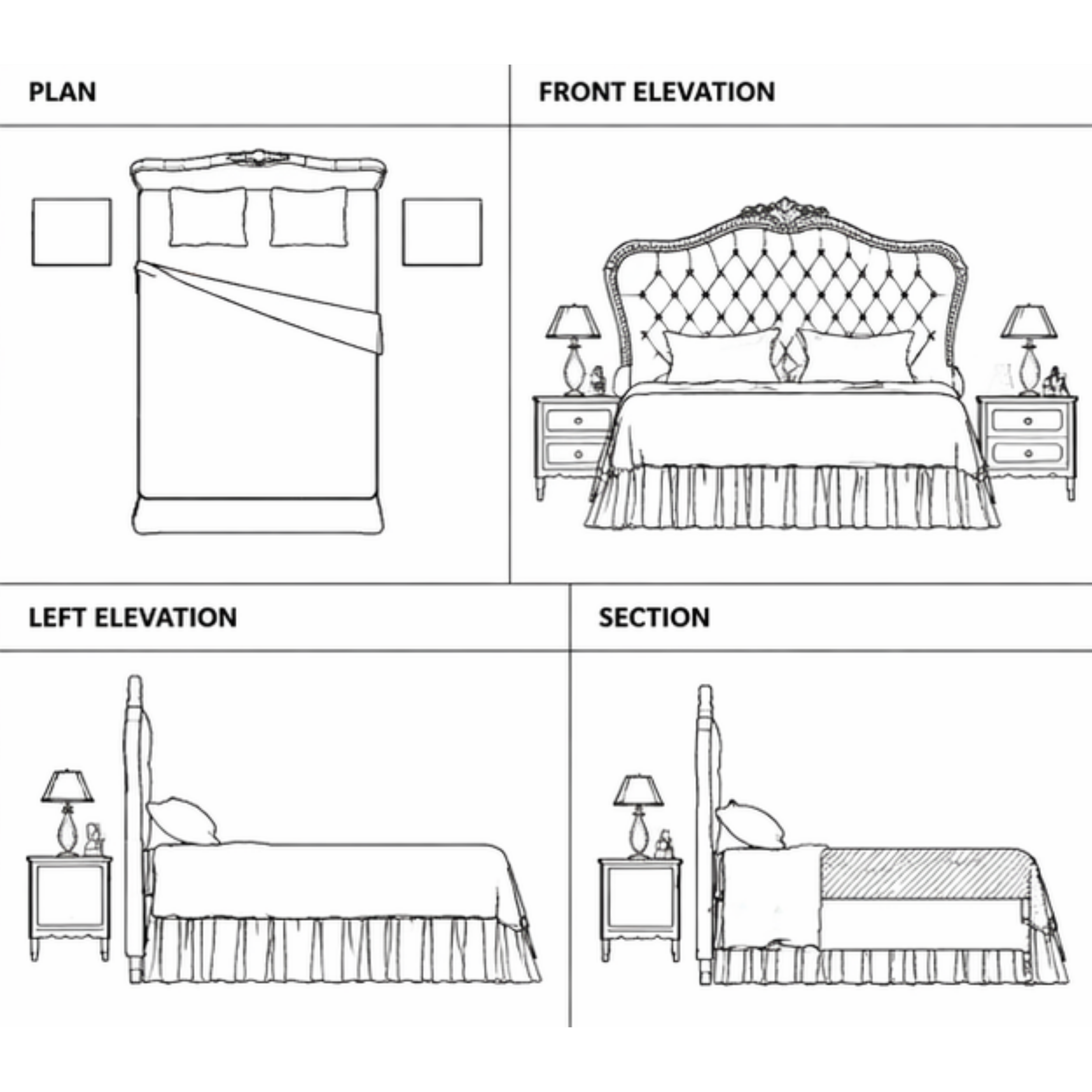 Celvaris Bed (B029)