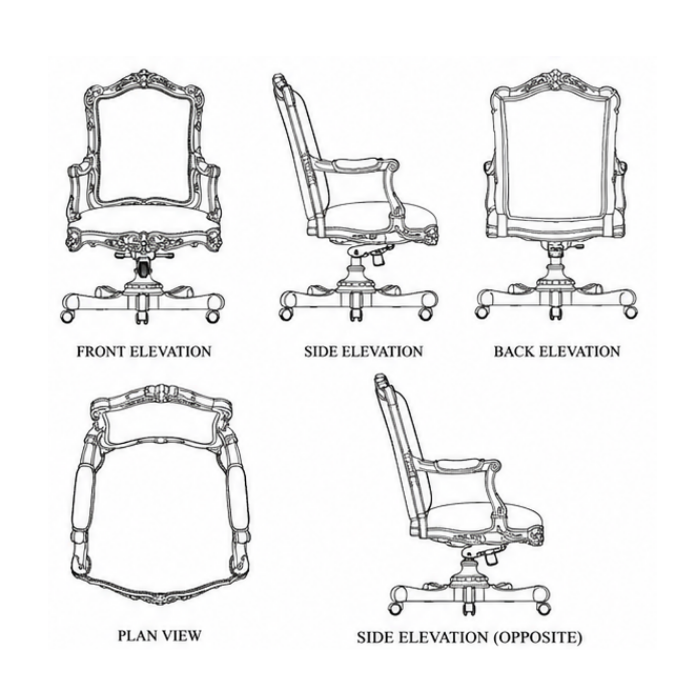 Majestic Baroque Executive Chair (SC013)