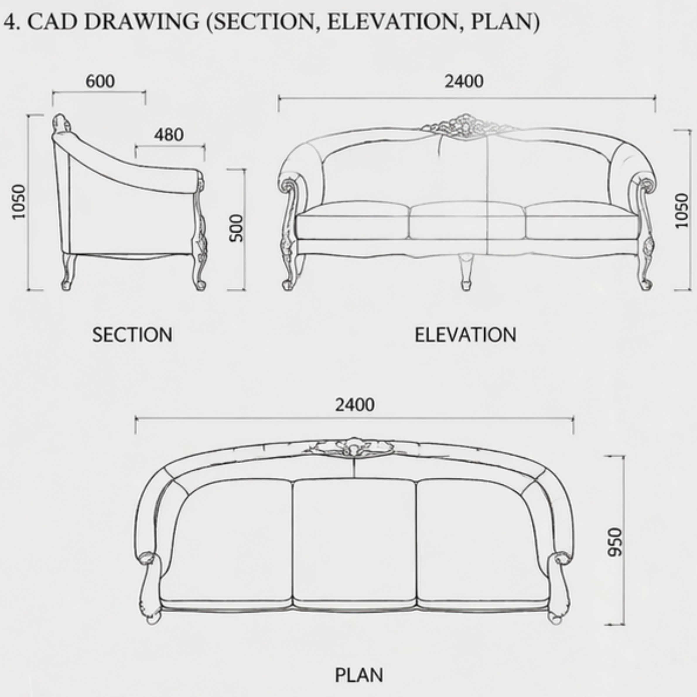 Seraphis Sofa (S-005)