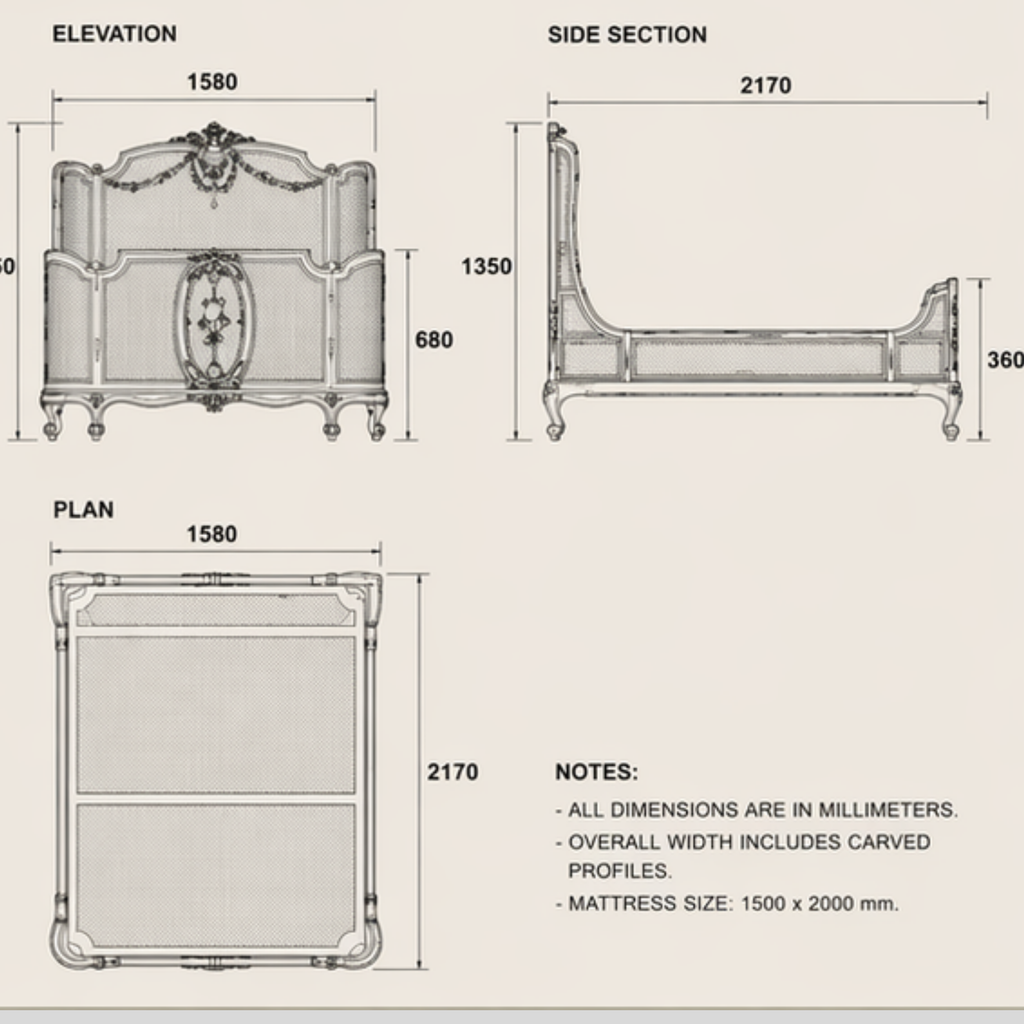 Elthara Bed (B034)