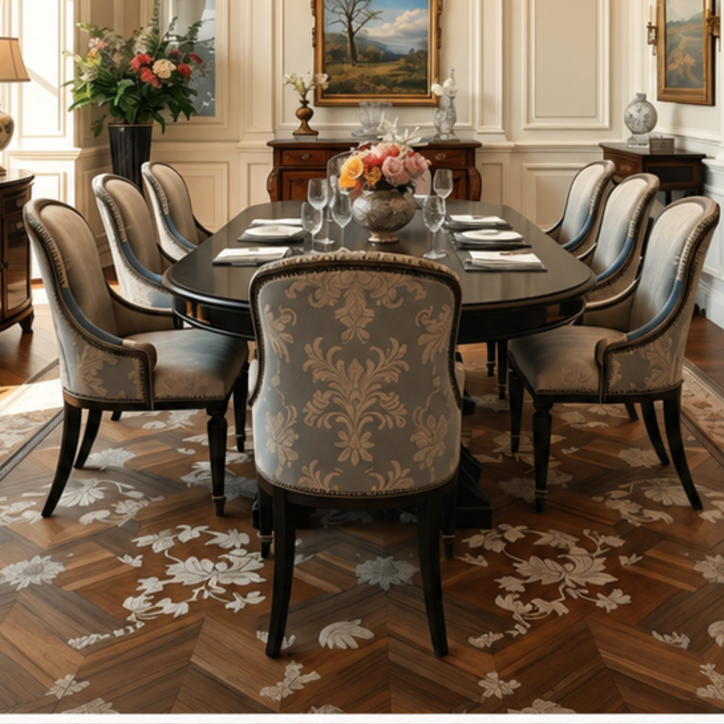 CORINTHIA ROUND DINING TABLE (DT-039)