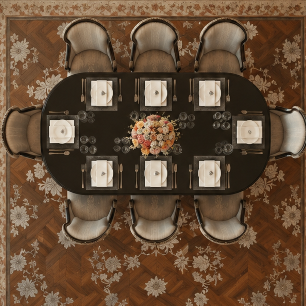CORINTHIA ROUND DINING TABLE (DT-039)