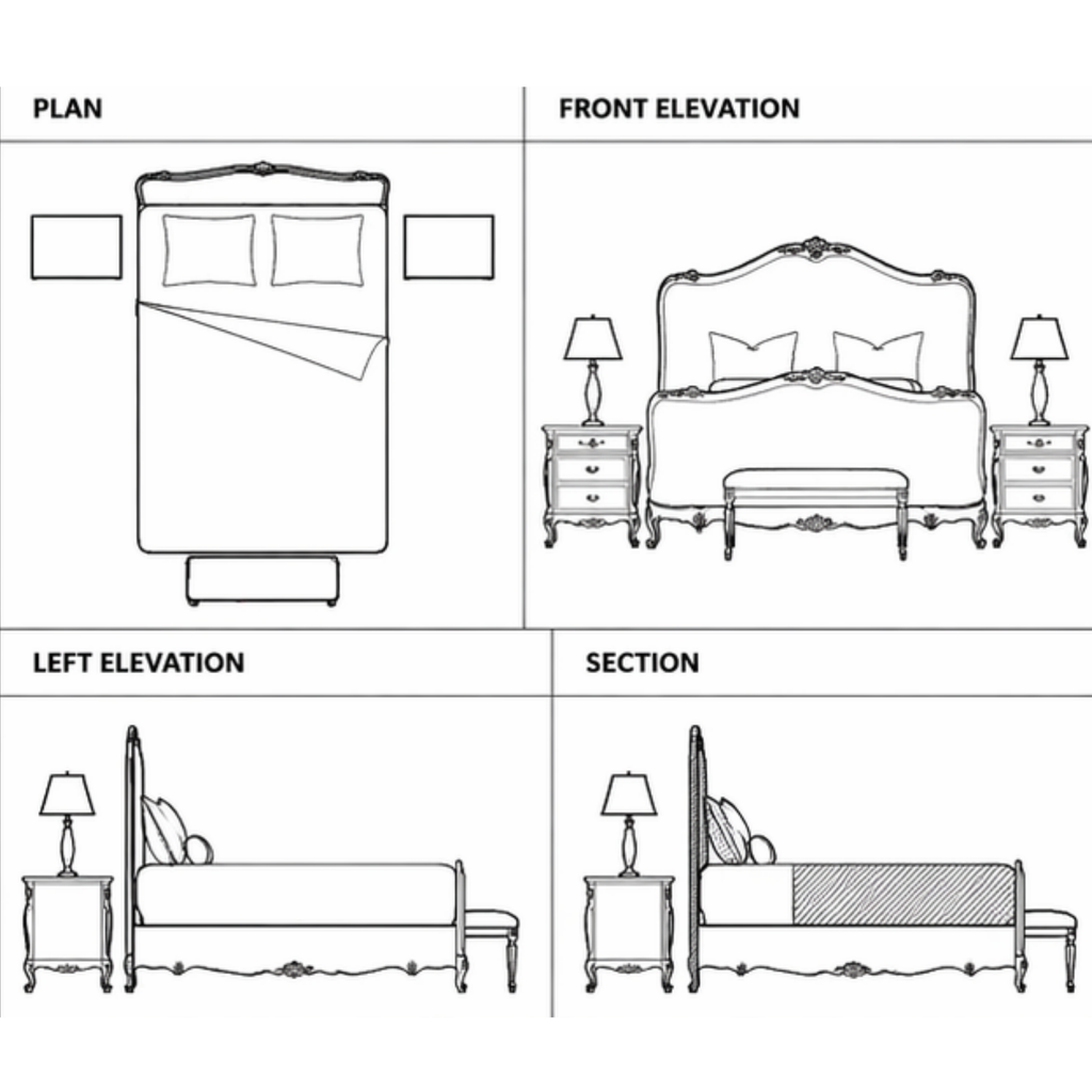 Zephira Bed (B040)