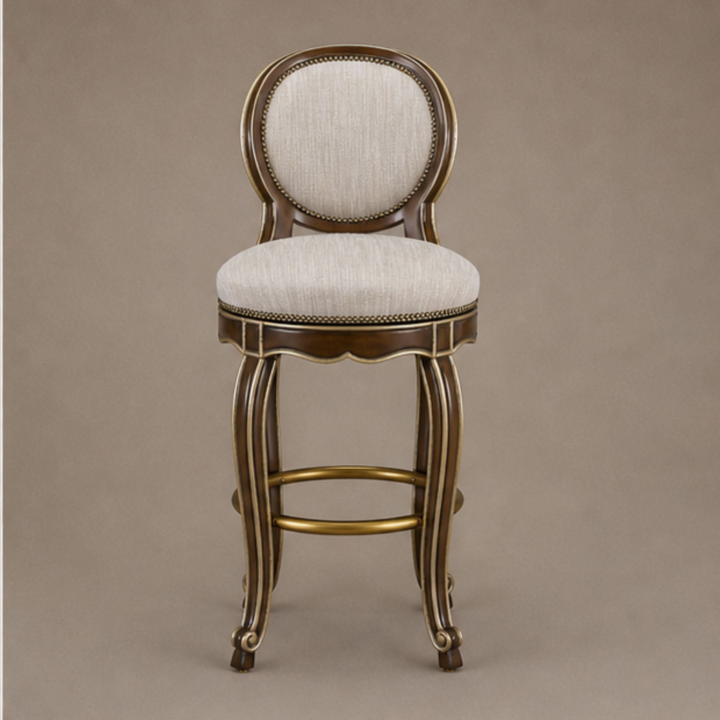 Royal Medallion Bar Stool (BS007)