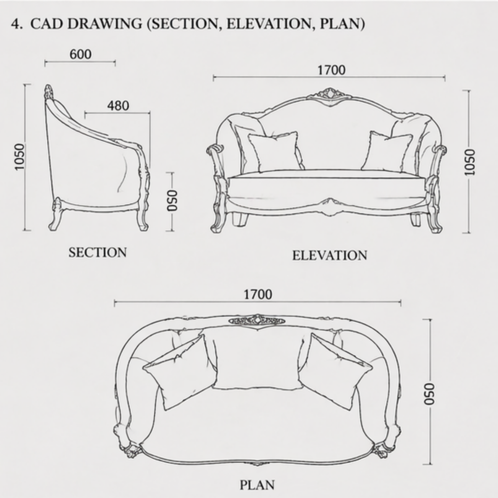 Elowire Sofa (S-006)